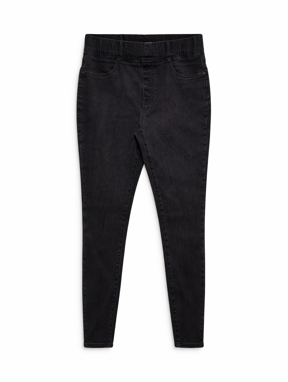 Universal Thread Black Skinny Jeans Size 14 High Rise Stretch Pull On Jegging